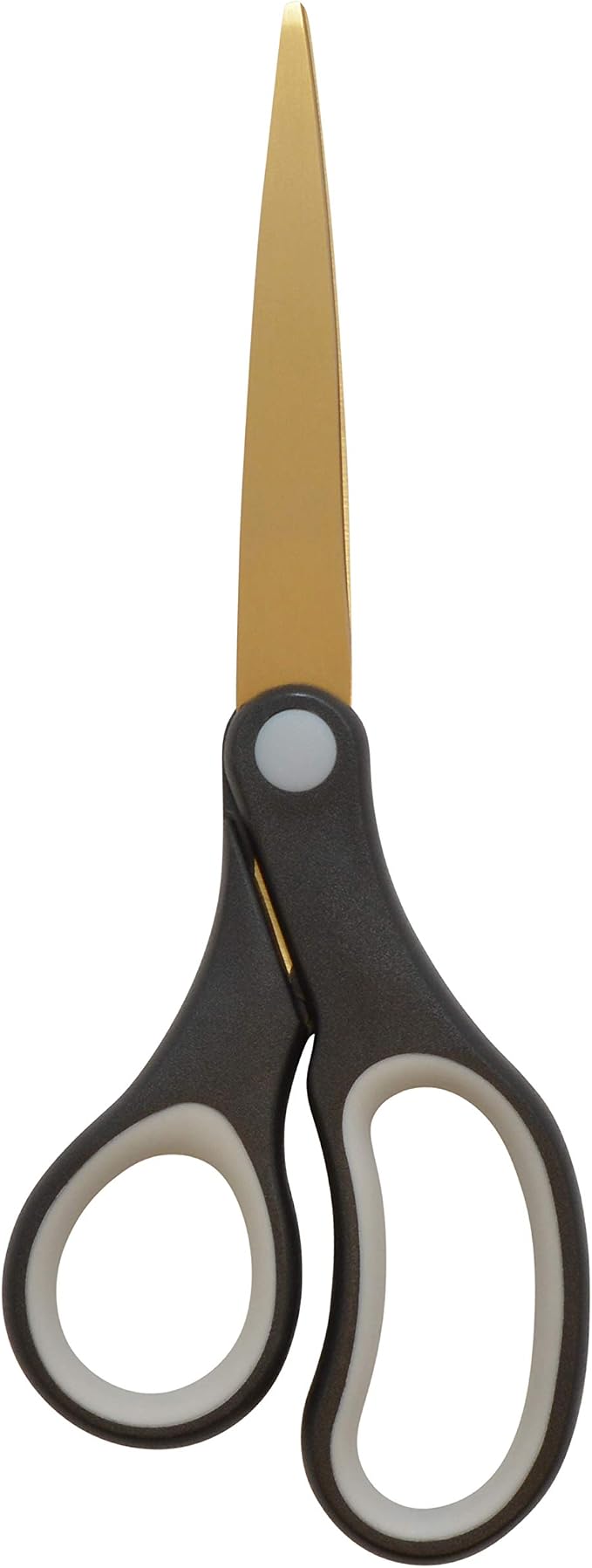 Westcott 55847 8-Inch Titanium-Bonded Scissors For Office and Home, Black/Gold, 2 Pack