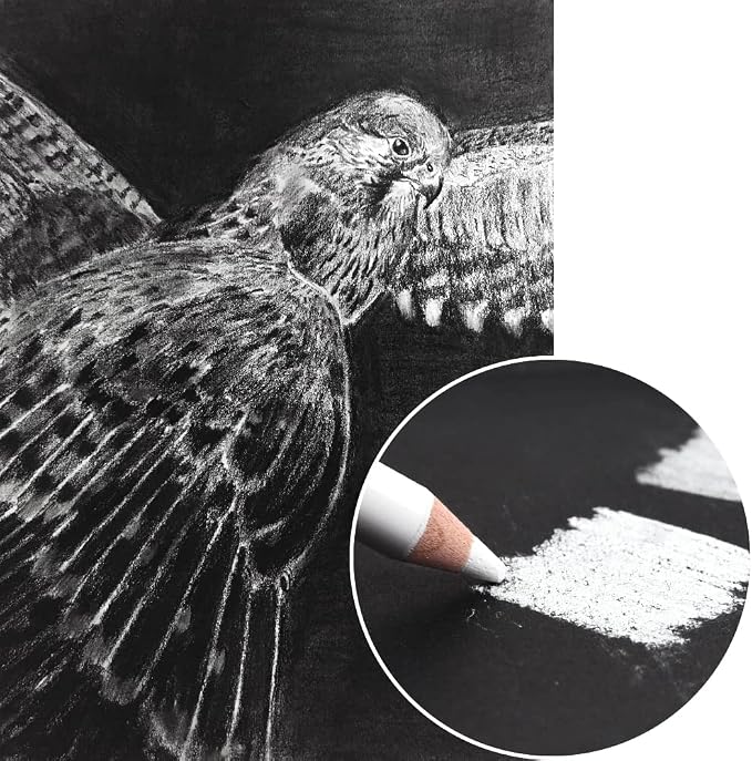 4.9x4.9 Inches Black Paper Sketchbook,30Sheets (180gsm /110lb) Premium Heavyweight Paper Sketchbook,Art Sketch Book for Pencil, Pastel, Gel Pen, Charcoal, Metallic Marker