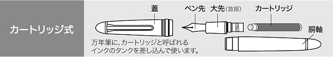 Sailor Fude De Mannen - Stroke Style Calligraphy Fountain Pen - Bamboo Green - Nib Angle 55 Degrees (11-0127-767)