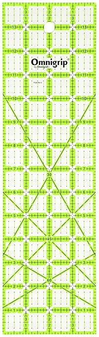Omnigrip by Omnigrid Non-Slip Ruler, 4" x 14" | By Omnigrid, Sewing and Quilting Supplies