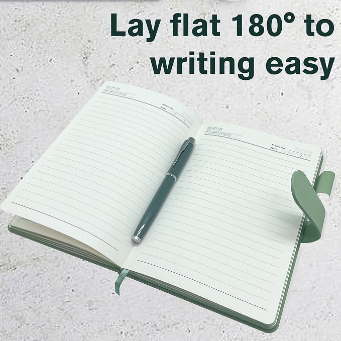 Personalized Notebook with Gift Box & Pen, Monogrammed Journal with Name | PU Leather, Custom Gift for Men/Women, Engraved Journals To Write In, Birthday Anniversary Corporate, Keepsake, Business Gift