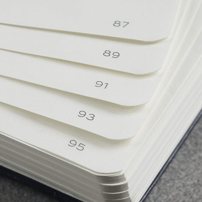 LEUCHTTURM1917 - Notebook Hardcover Master Classic A4+ - 235 Numbered Pages for Writing and Journaling (Navy, Dotted)
