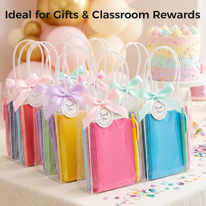 Koogel 40PCS Pocket Notebooks, Mini Blank Notebooks 3.5 x 5.5 Inch Notepads Journals 20 Colors for Students School Supplies Office