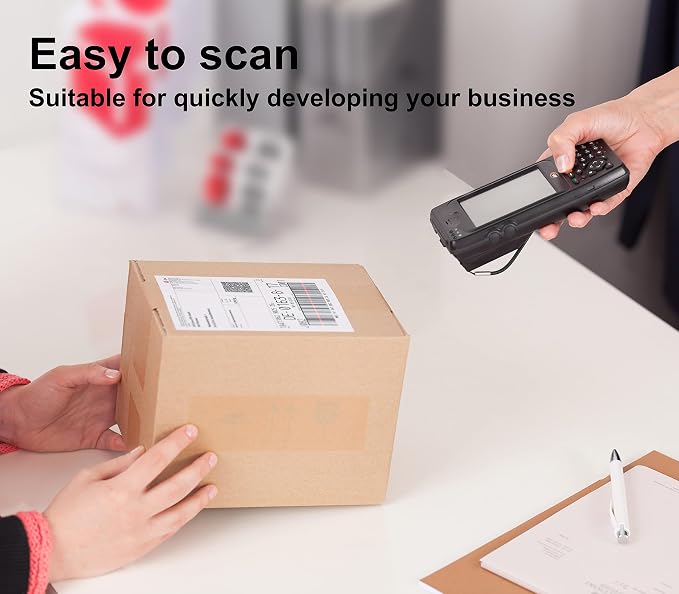 8.5" x 5.5" Address Labels, Half Sheet Shipping Labels, 500 Sheets Self Adhesive Mailing Labels for Laser & Inkjet Printers