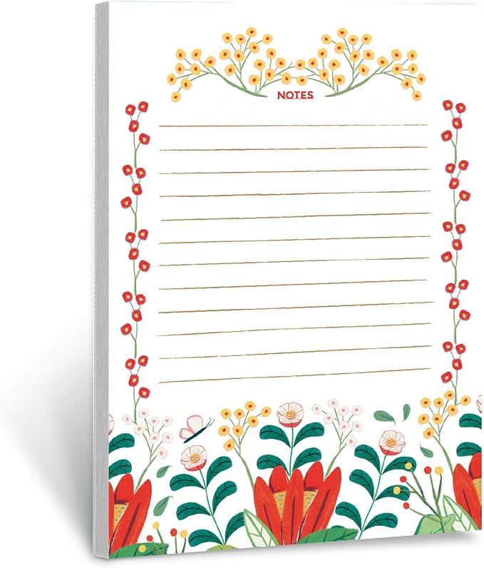 To Do List Note Pads (Set of 3) | Cute Floral Memo Notepads by Ana Sanfelippo