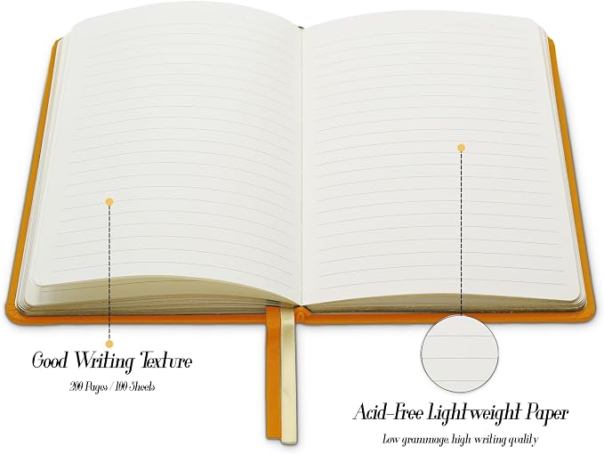 Gilded Vintage Leather Journal Hardcover Antique Diary Notebook | Ornate Decorative Pattern Cover, Premium Lined Paper, Classic Diary for Journaling, Writing, Poetry & Gifting