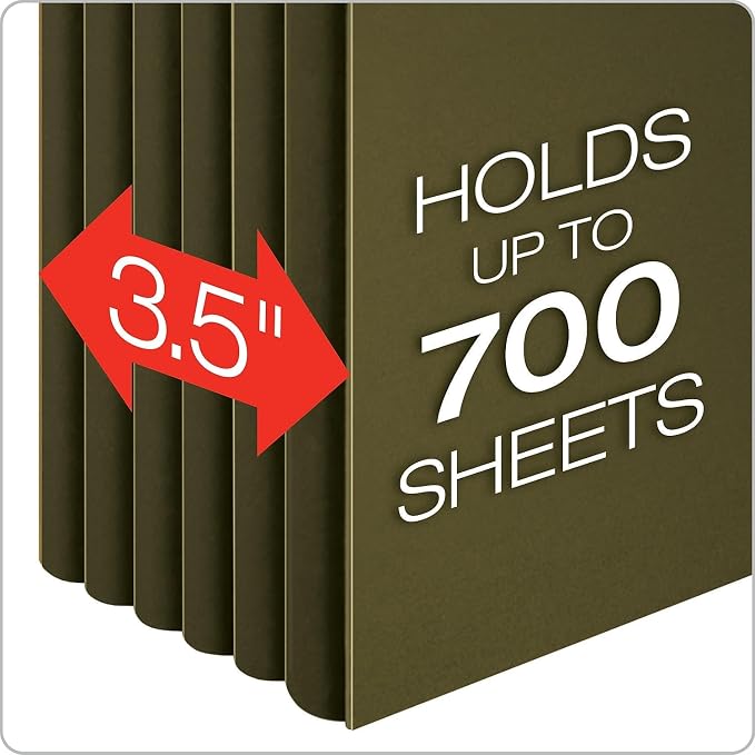 Pendaflex SureHook Hanging File Folders, Legal Size, Standard Green, 4/Pack (PFX 09317)