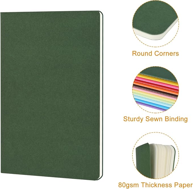 ZCZN 60 Pack Mini Pocket Notebooks Bulk, 3.5 X 5.5 Inches Mini Journals, 30 Sheets/60 Pages, Colorful Cover Notepads for Writing, Planing, Work, Memo (60, Lined)