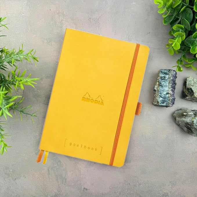 Rhodia Goalbook Journal, A5, Dotted - Daffodil Yellow