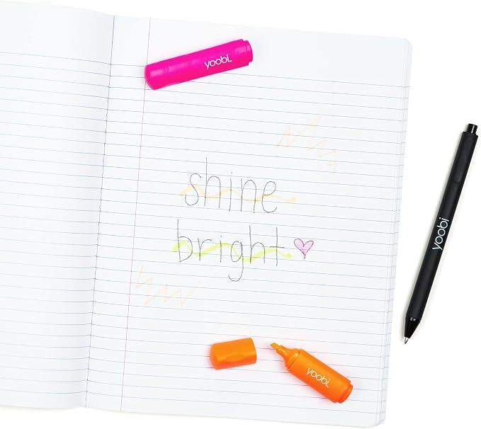 Yoobi | Composition Notebook | College Ruled Paper | Printed Variety Pack (Mint Twinkle)