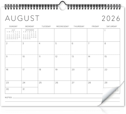 Beautiful 2026-2027 Wall Calendar - Runs from June 2026 until December 2027 - Large 14.5" x 11.5" Office Wall Calendar for Easy Organizing