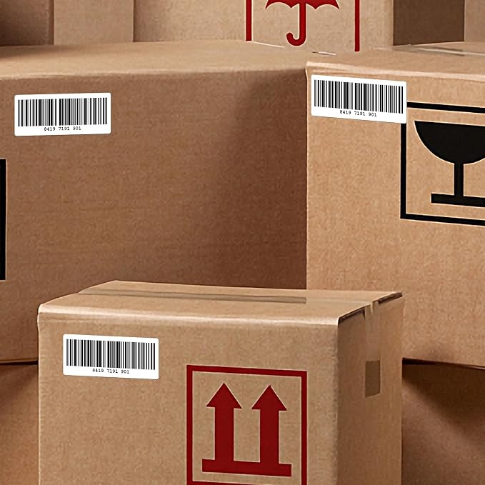 [500 Sheets 15000 Labels] BESTIKER Address Labels 1” x 2-5/8” Shipping Mailing Labels 30 per Page Printable FBA Barcode Label, Laser & Inkjet Printer Labels 30up White