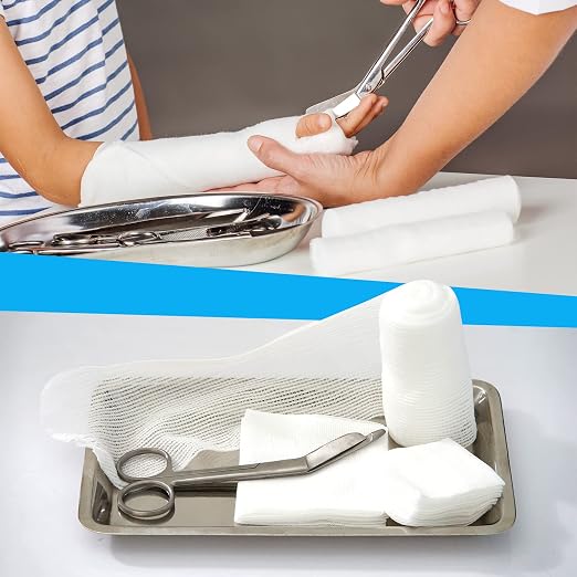 Utopia Care Bandage Scissors, 5.5 Inch Stainless Steel Shears for First Aid and Professional Use – Silver