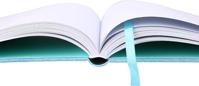 WORLD TRAVELER Large Lined Journal Notebook 256 Ruled White & Ivory Pages | Lay-Flat Binding, Gilded Page Edges Resist Wear, Reinforced Square Corners, Bleed-Resistant Smooth Paper