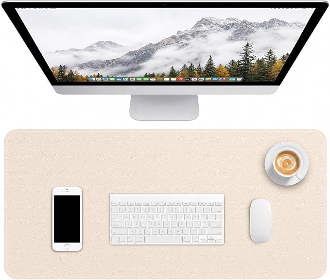 Desk Pad, Desk Matt for Desktop, Keyboard Mats for Desk, Large Desk Mat | Cork Desk Mat, Mouse Pads for Desk, Desk Pad Mat, Large Mouse Pad for Desk, Keyboard Mat, Computer Mats for Desktop