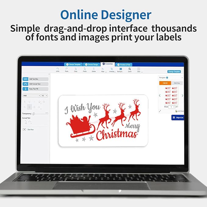2” x 4” (300 Labels) Shipping Mailing Labels, Printable White Sticker Label for Laser Inkjet Printer, Permanent Adhesive Mailing Address Labels for Packages Envelopes (30 Sheets)