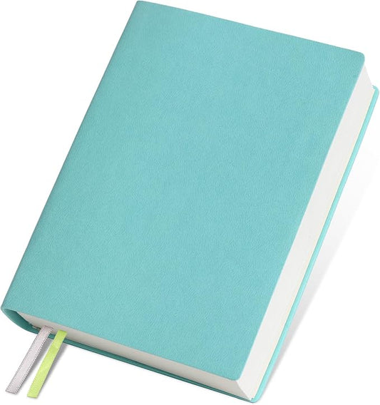 Thick Blank Journal Notebook 400 Pages, A6 Unlined Plain Sketchbook, 100gsm Thick Paper Hardcover Soft Leather Cover, No Lines Drawing Pad Memo Diary Writing Art Notepad ，3.9 × 5.5