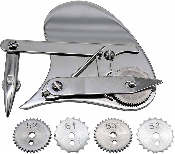 Mechanical Gear Train Ruling Pen, Vintage Precision Dotting Pen Set, The Blueprint Drafting Tool, Professional Technical Dotting PenKit for Drawing, Gift for Architects Designers (#A)