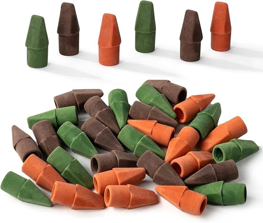 Mr. Pen- Pencil Erasers Toppers, 30 Pack, Colorful | Mr Pen Erasers for Pencils