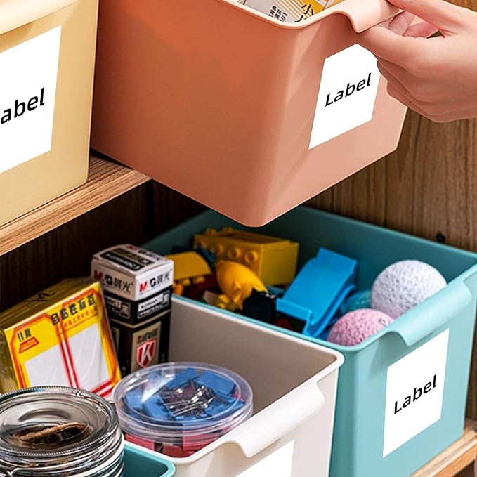 Full Sheet Shipping Labels 8.5 x 11 for Laser & Inkjet Printers, 500 Sheets 500 Labels Self Adhesive Full Page Labels 8.5 x 11 White, Whole Page Label Stickers, Mailing Label Sheets