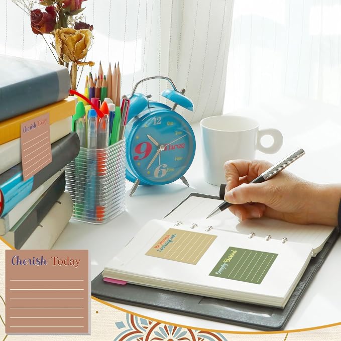 Yinder 24 Pcs Inspirational Sticky Notes, Back to School Supplies, Cute Motivational Sticky Notes Pad Employee Appreciation Gifts Bulk for Teacher Coworker Office 3 x 3'' (Bible,Boho)