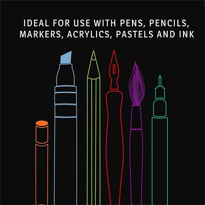 Speedball Art Products Mixed Media Paper Pad, 9-Inch by 12-Inch, White
