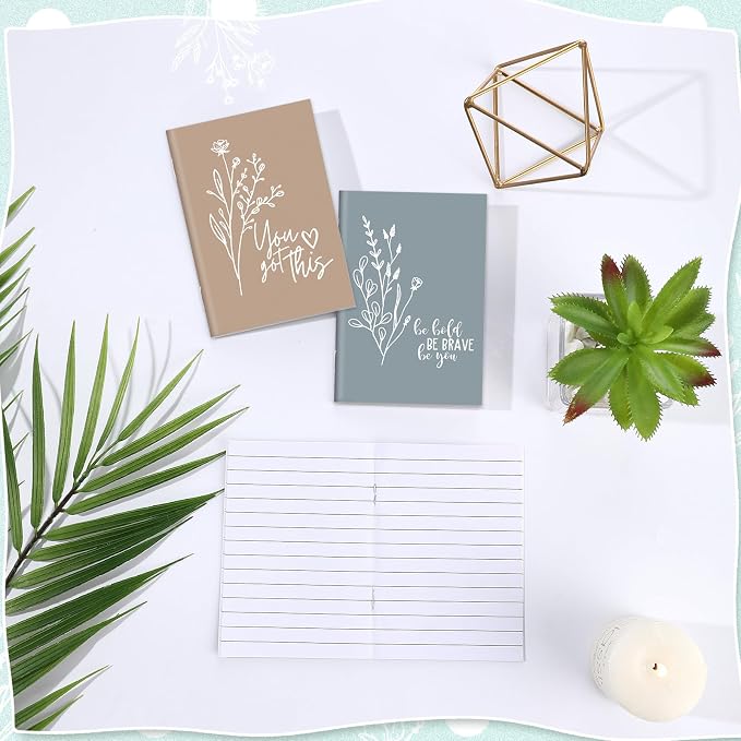 Feifeiya 30 Pcs Motivational Mini Notebooks Bulk Pocket Inspirational Journals Notepads Back to School Gifts Bulk for Teacher Employee Coworker Office Staff Nurse Social Worker(Motivational)