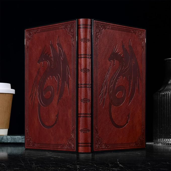 ZXHQ Luxurious Diary with Built-in Password Lock, 180° Lay Flat Design, Lock Journal for Men & Women, Personal Planner Organizer, A5 220 Pages 120gsm Paper, 5.9 x 8.5 inches Dark Brown