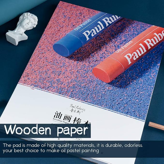 Paul Rubens Mixed Media Sketchbook, 112lbs/240gsm Acid-Free Art Papers 8.7 x 11.7 inches for Pastels, Markers, Sketch Pencils, Colored Pencils, Other Mixed Medium, 30 Sheets