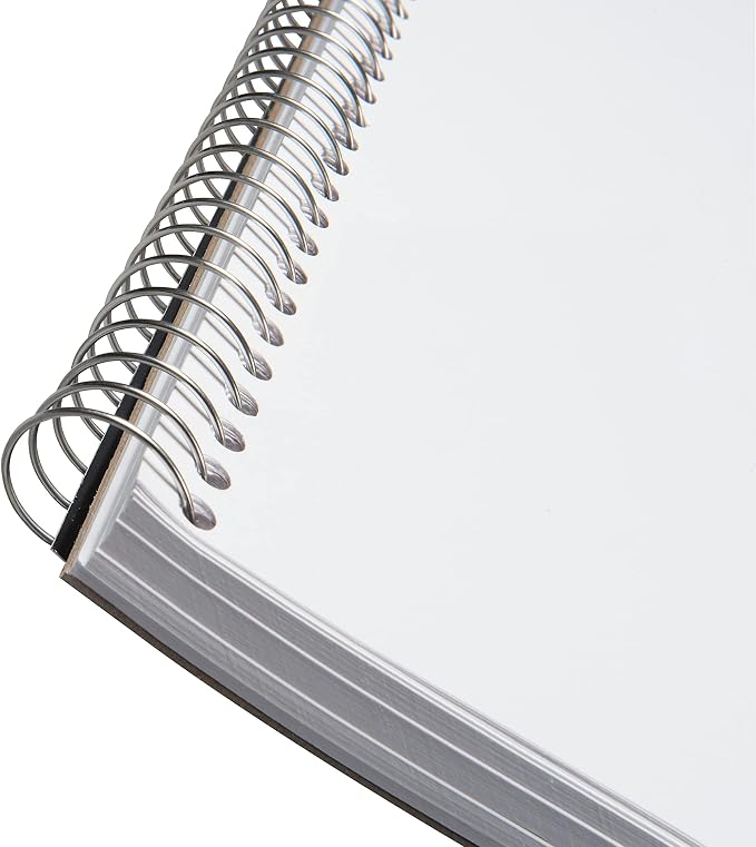 Bienfang Sketch Pad 5.5x8.5 Inch, 100 Sheets of 60lb 90gsm Art Paper, Spiral Bound Sketch Book Drawing Notebook