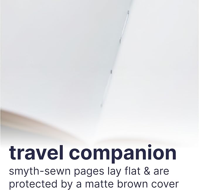 Strathmore 400 Series Sketch Paper Art Book, Matte Brown Cover, Natural White, Hardbound, 60 Sheets, 5.5x8.5 inch