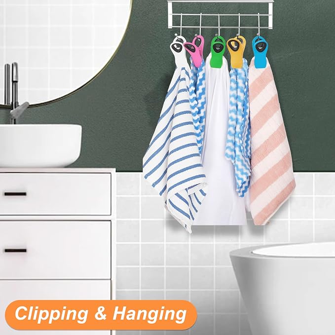 JETMORE 20 Pack Chip Clip, Magnetic Clips for Chips and Other Food Bags | Durable plastic jaws grip packages without tearing, chip bag clips seal snacks, while magnetic bag clips display notes
