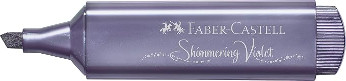 Faber-Castell 154678 – Highlighter TL 46, Metallic Violet, 1 Piece