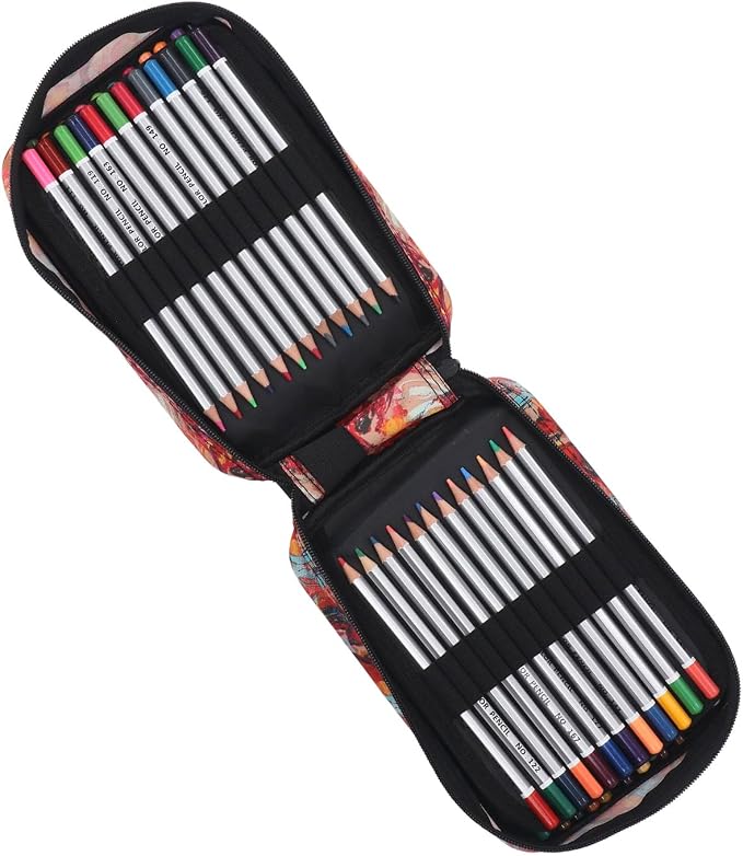 Pssopp Soft Core oil Based Colored Pencils Set Sketching Drawing Pencils Set,Colored Pencils Art Supplies for Kid Beginners Color Pencils Drawing Pencils Art Craft Supplies for Students