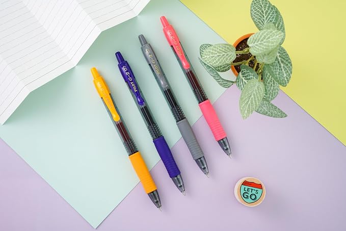 PILOT G2 Limited Edition Harmony Ink Collection Retractable Gel Pens, 0.7mm Fine Point, Assorted Ink, 20-Pack
