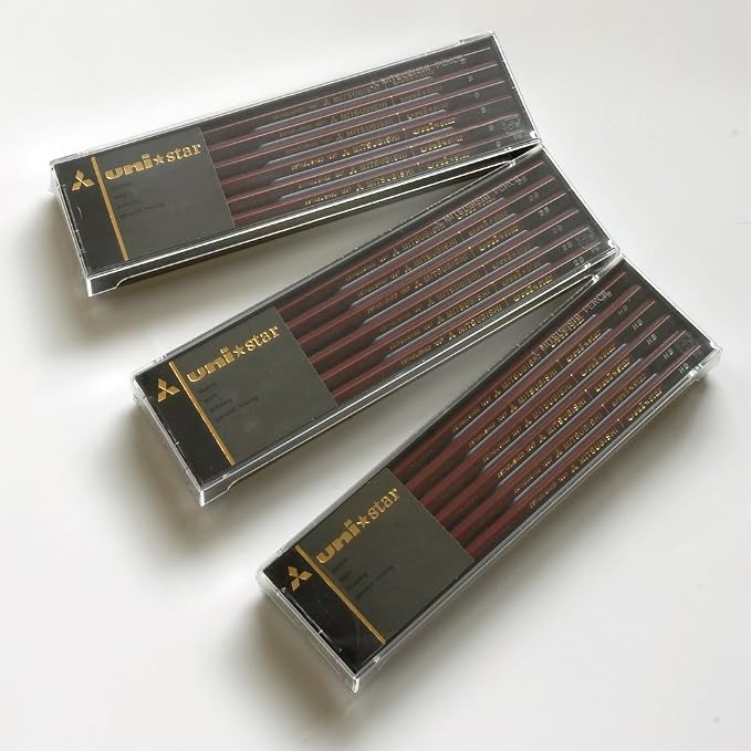 三菱鉛筆 Mitsubishi Pencil pencil Unistar hexagonal Standard B dozen (12 pieces) (japan import)