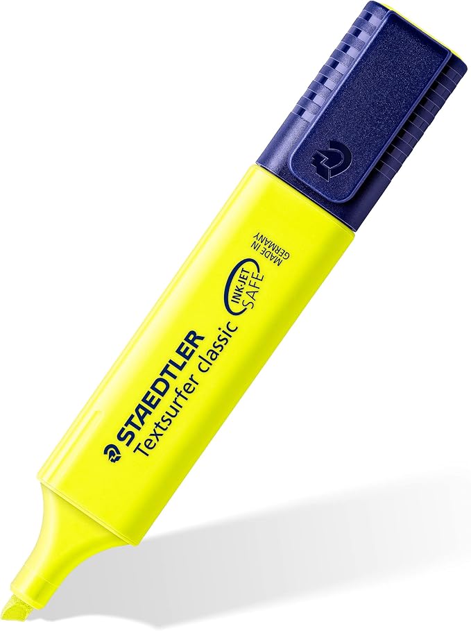 STAEDTLER 364 A WP8 Textsurfer Classic Highlighter Bonus Pack - Assorted Colours (Pack of 6 + 2 FREE)