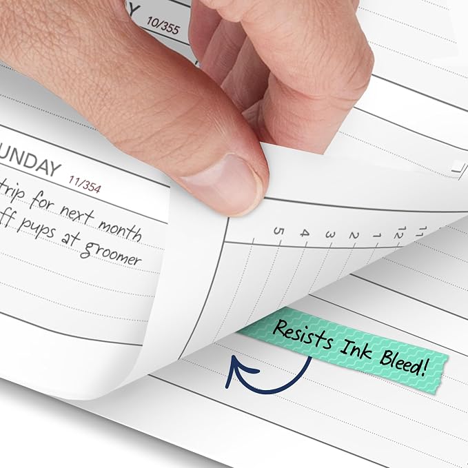AT-A-GLANCE 2027 Planner Refill, Weekly, 3.75" x 6.75", Portable Size 3, 6-Ring Loose-Leaf (063-285Y-27)