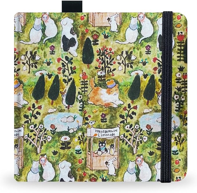 Watercolor Paper Sketchbook,5x5 Inch Mixed Media Notebook,140lb/300gsm Artist Heavyweight Paper,20 Sheets Small Travel Drawing Journal for Adults,Painting,Watercolors,Art Supplies,Smiling Dog