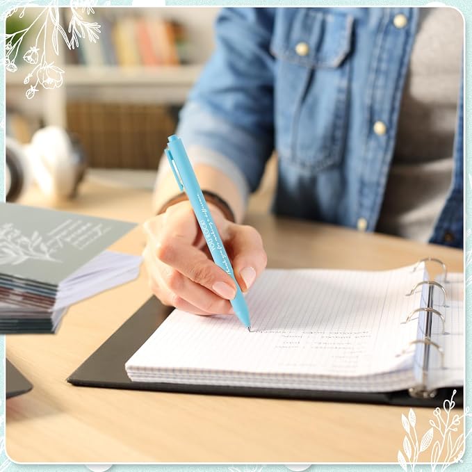Tellingyou 40 Pcs Positive Affirmation Gifts Set Gratitude Notebooks with Pens Mini Motivational Encouragement Notepads Back to School Gift Journal for Students Teacher Women Stress Relief Self Care