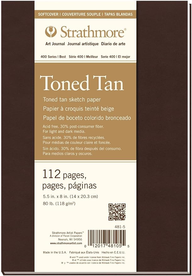 Strathmore 400 Toned Tan Softcover 5.5X8