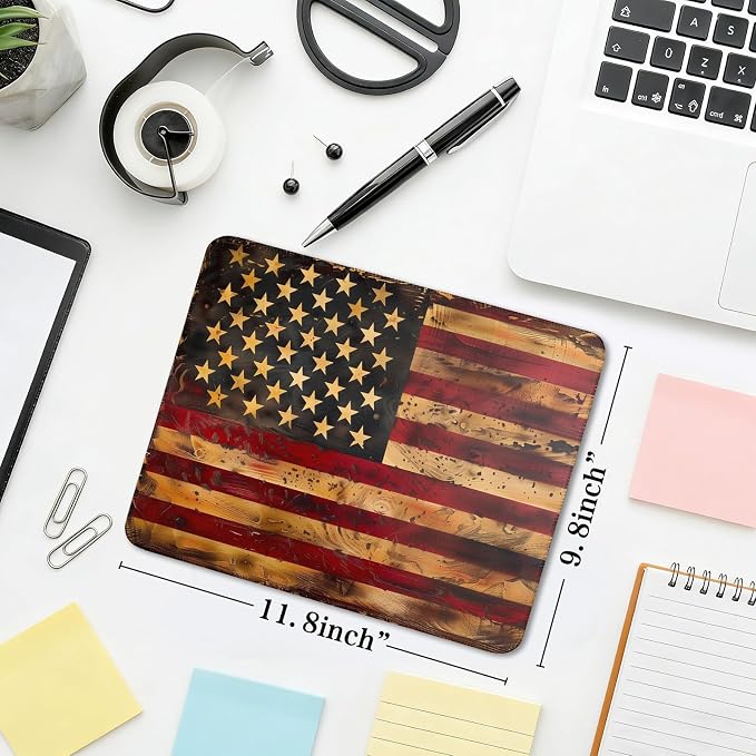 Mouse Pad for Gaming & Office - (11.8"×9.8") Small Desk Mat with Smooth Surface and Stylish Design for PC, Home Office Decor and Work