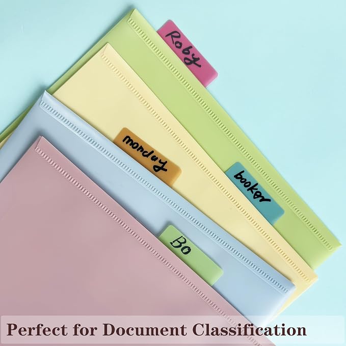 ELII 300 PCS Tabs 2 Inch Sticky Index Tabs,21 Sets Page Markers Macaron | Writable Repositionable Page Markers,File Tabs Self Adhesive,Tape Flags,Pages Notebooks, Smooth Writing,Safety Material