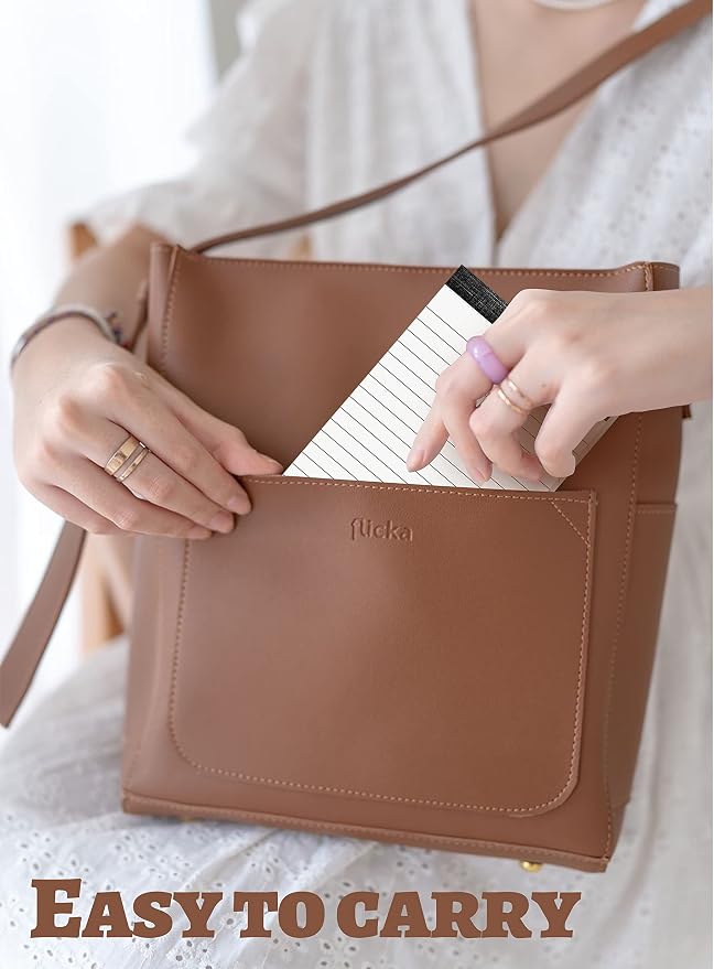Notepad 4x6 Notepads 8 Pack Lined Note Pads 4x6 Paper Pads Memo Pads 4x6 Scratch Pads 4x6 Server Note Pads Ruled Pages Pocket Notebook Small Writing Pads for Daily Planning School Office 30 Sheets/Pad
