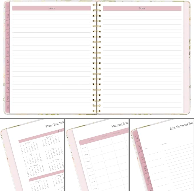 Cambridge Planner 2026-2027 Weekly & Monthly Academic 12-Month July-June, 8-1/2" x 11", Pen+Pillar, Pollinator (PP24-905A)