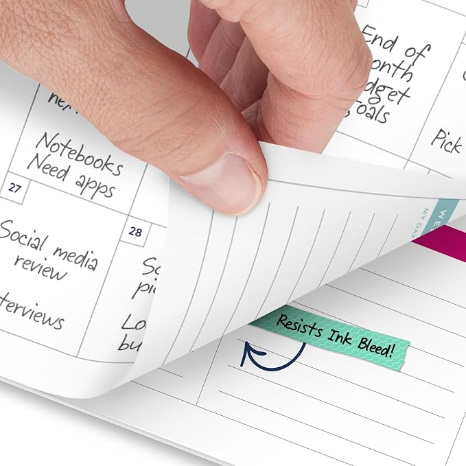 AT-A-GLANCE 2027 Planner, Simplified by Emily Ley, Weekly & Monthly, 5.5" x 8.5", Berry Floral (EL59-200-27)