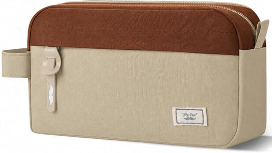 Mr. Pen- High Capacity Pencil Case, Large Pencil Pouch with 3 Compartments and 2 Pockets, Large Pencil Bag with Smooth Zipper, Cute Pencil Case Pouch Organizer, School Supplies for Teens