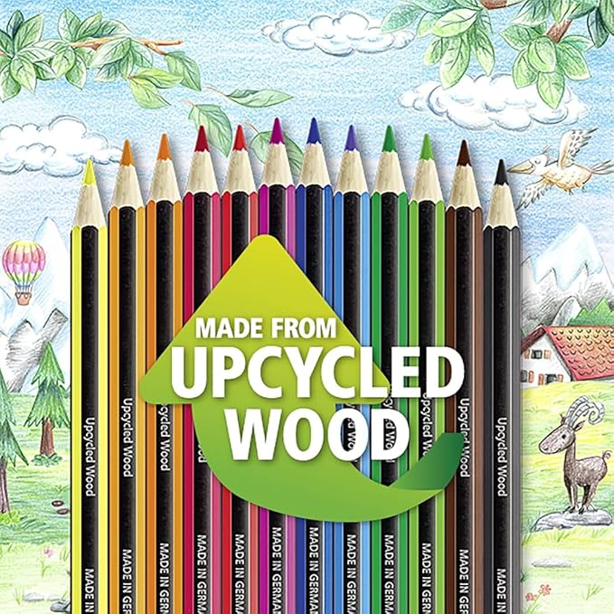 STAEDTLER Colored Art Pencils 12 Pack, 24 Pieces Per Set, 288 Total Count Break Resistant Hexagonal Coloring Pencils Set in Metal Tin, Prefered for Drawing, Adults, Kids Back to School