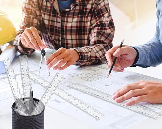 200 Pack Clear Plastic Ruler 12 Inch, Rulers Bulk for Classroom, Transparent Ruler with Centimeters and Inches, Drawing Tool Metric Rulers for Kids, Ideal Back to School Office Home Supplies