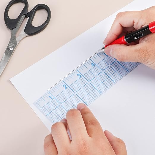 See-Thru Accurate Positioning and Marking Sewing Clear Ruler 2 x 18 inch